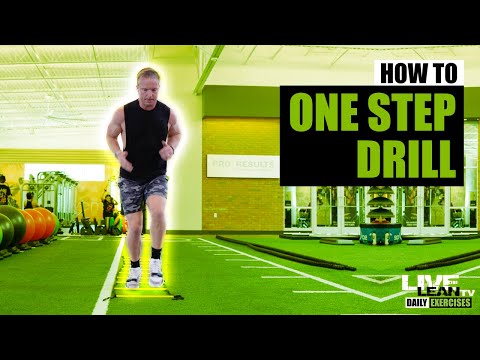 How To Do The AGILITY LADDER ONE STEP DRILL | Exercise Demonstration Video and Guide