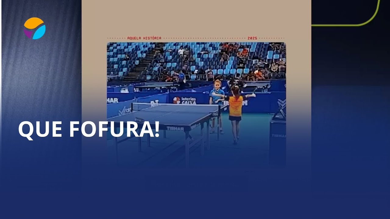 Vídeo de adversária abraçando atleta que perdeu ponto viraliza