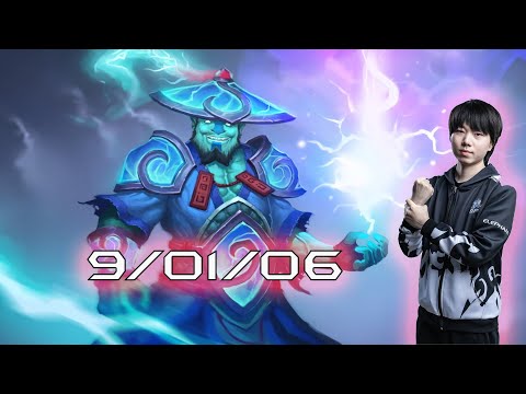 Elephant.Eurus(Papparazi) showing dendi how to dominate the game Storm Spirit Dota2 EU Server PUB