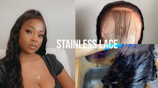 How to dye your frontal without staining the lace|water colour