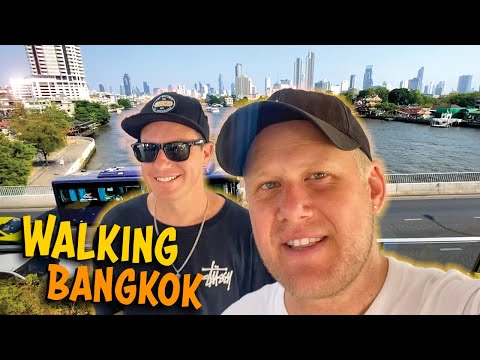 BANGKOK walking TOUR w/ Sam & Adam