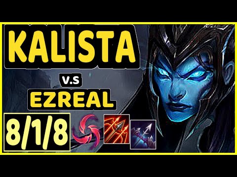 BRTT (KALISTA) vs EZREAL - 8/1/8 KDA BOTTOM ADC CHALLENGER GAMEPLAY - BR