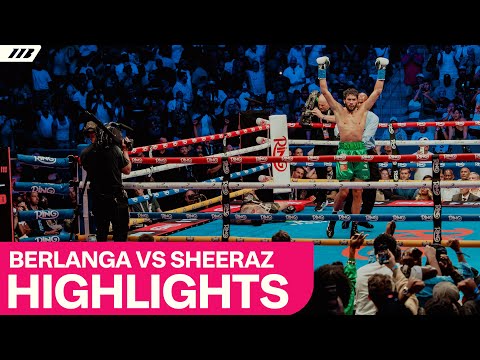 Hamzah Sheeraz Drops & Stops Edgar Berlanga In NYC | Highlights | Matchroom Boxing