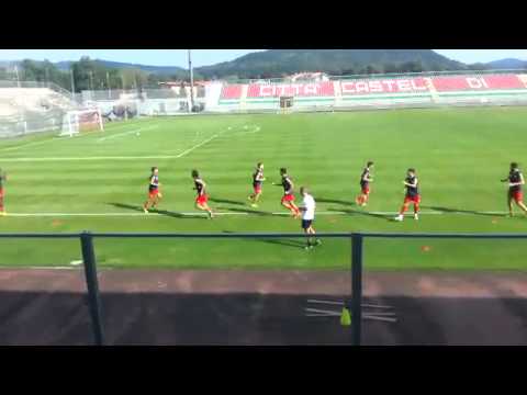La bari a Castel Di Sangro - allenamento