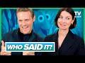 Outlander Cast Plays Who Said It: Jamie Fraser or Disney Character | Sam Heughan, Caitriona Balfe