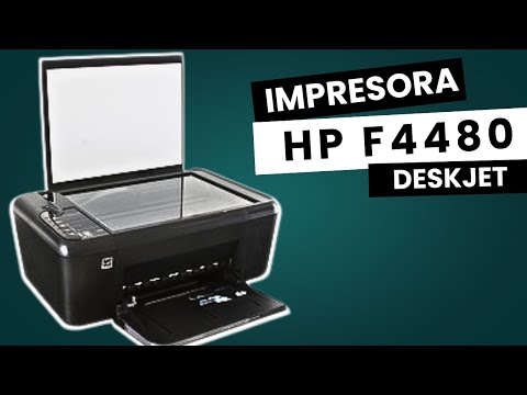 Meet the HP Deskjet F4480 60-cartridge color/black and white multifunction printer