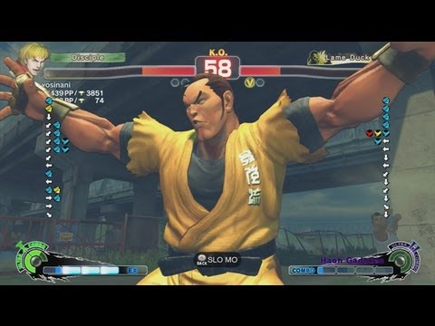 Yosinani (Ken) vs. Onigiri Shirasan (Dan) - SSFIV AE 2012 Match