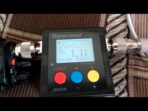 Проверка КСВ антенн Яги и Двойной квадрат