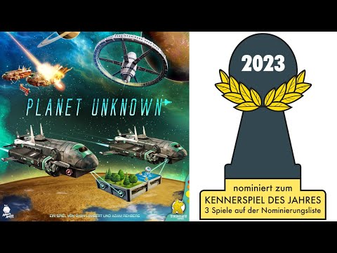 Nominiert zum Kennerspiel des Jahres 2023: „Planet Unknown“