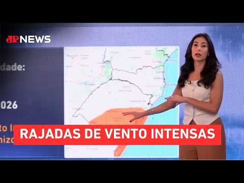 Previsão do Tempo: Rio Grande do Sul tem alerta de tempestade nesta quinta (27)