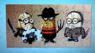 Friday the 13th Halloween Minions | Despicable Me Puzzle | Rompecabezas De Minions | quebra cabeça
