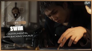 Download lagu BTS - SWIM (Instrumental with backing vocals) |Lyrics| mp3