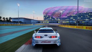 Project CARS 3 - 1994 Toyota Supra MkIV Racing at Yas Marina GP Circuit Gameplay [Legends Pack]