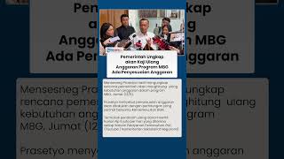 Istana Ungkap Pemerintah akan Hitung Ulang Anggaran MBG Termasuk Intensif SPPG R