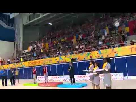 TORONTO 2015 Pan Am Games - Women's 200m Backstroke - Medals Victory Ceremony - Full Event HD