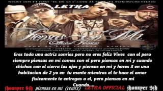 piensas en mi (remix) nicky jam ft jory, yelsid, luigy 21 {letra} 2012 new reggaeton $jh