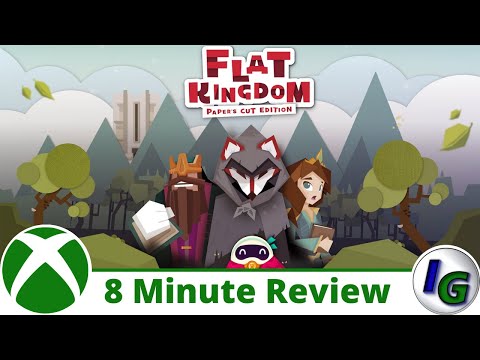 Flat Kingdom Paper's Cut Edition 8 Minute Game Review on Xbox