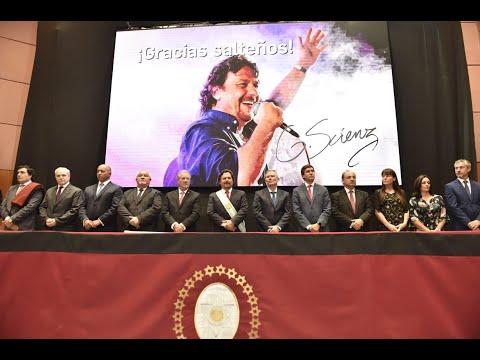 El gobernador Gustavo Sáenz tomó juramento al nuevo gabinete de ministros
