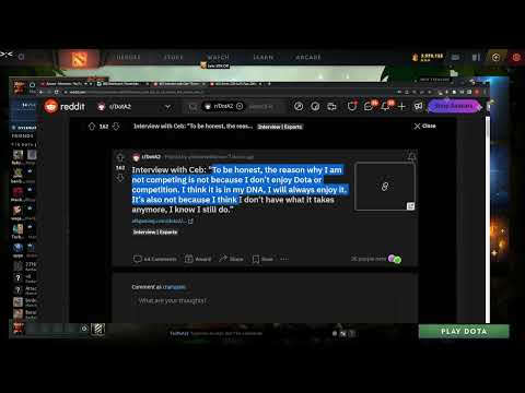 the reason Ceb has not been competing that much