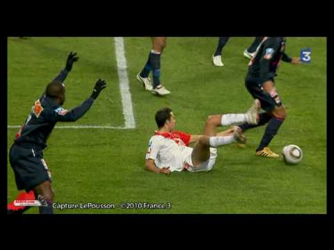 [2009/2010] 2010/1/24 CDF AS Monaco 2-1 Lyon Nene goal