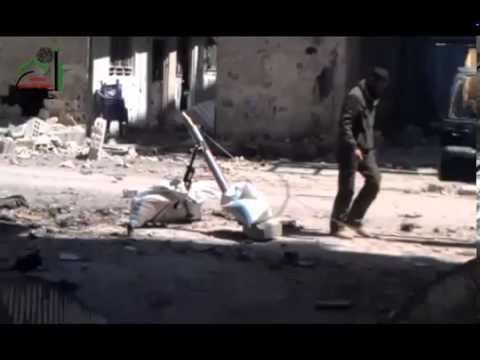 استهداف  قوات النظام بقذائف الهاون في مطار المزة العسكري في محافظة ريف دمشق