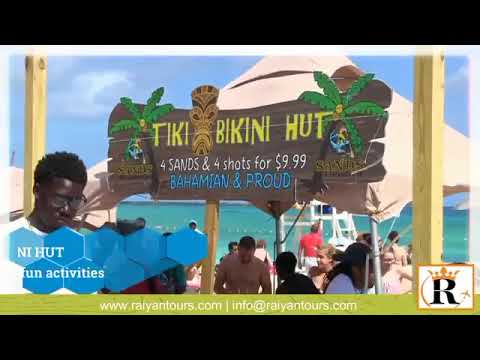 Rent a lounge chair at the Junkanoo Beach, The Bahamas | Enjoy the sunny beaches go swiming.