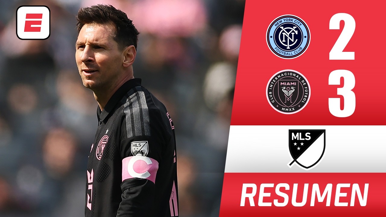 LIONEL MESSI anotó golazo de tiro libre en triunfo por 2-3 del INTER MIAMI ante el NEW YORK FC | MLS