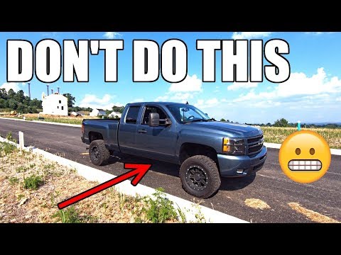 Zone Body Lift 1.5" - Silverado - Don't Do This...