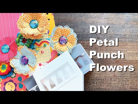 DIY Paper Flower Making with a Petal Punch