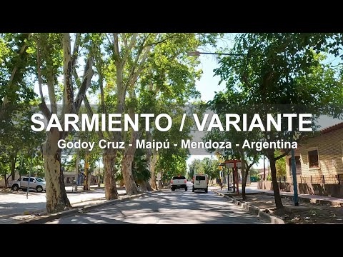 Dashcam - Desde Godoy Cruz a Luzuriaga por Carril Sarmiento y Variante - Mendoza - Argentina