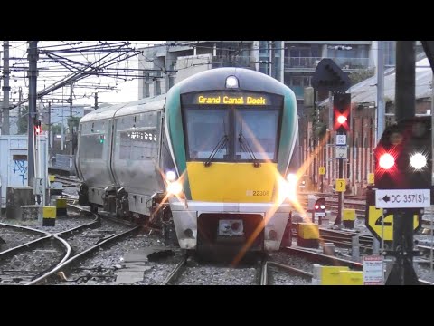 Irish Rail 22000 Class Intercity Train 22308 - Connolly Station in Dublin, Ireland