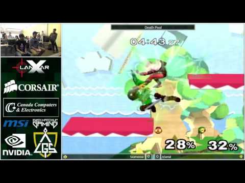 LANWAR X - 4Serial (Link) vs Seamoose (Sheik) - SSBM Pools