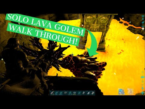 LAVA GOLEM SOLO WALK THROUGH!! INSANE LOOT TECHNIQUE!!
