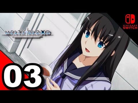 MELTY BLOOD: TYPE LUMINA HD Gameplay Walkthrough Part 3 - Akiha Story  ( PC )