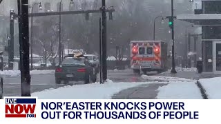 Nor'easter knocks power out for thousands of people on East Coast | LiveNOW from FOX