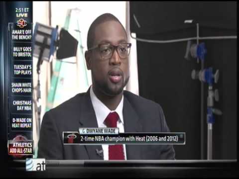 December 16, 2012 - ESPN - Dwayne Wade Interview (Fatherhood & Repeating Championship).mpg