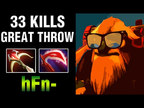 GREAT THROW BY EARTHSHAKER CARRY !! - 33 KILLS hFn - Dota 2