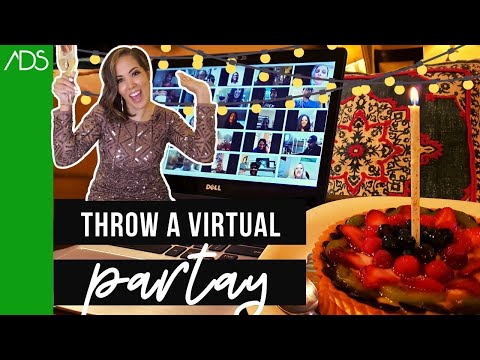How to do a Virtual Happy Hour using Zoom | Virtual Party, Virtual Bday