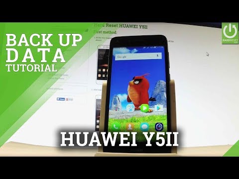 Back Up My Data in HUAWEI Y5II - Enable Google Backup