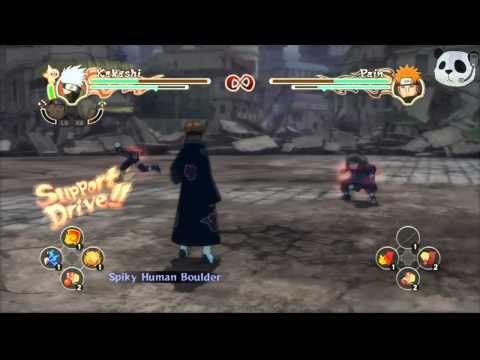 Naruto: Ultimate Ninja Storm 2 | Story Battle 40 - Kakashi vs Pain