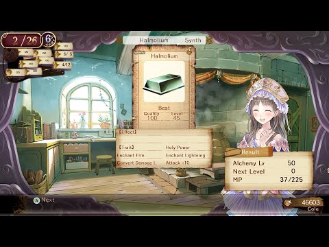 【Atelier Totori DX】Preparing New Game+ ► Synthesis: Weapon (Halmolium) ★ 1st Playthrough ║#51║