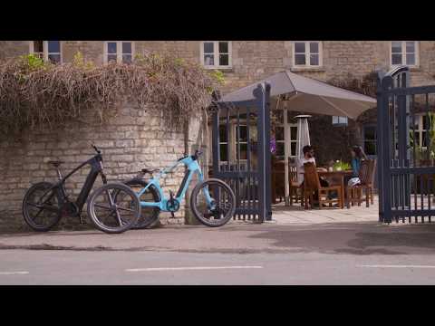 Carbon city e-bike with attitude.