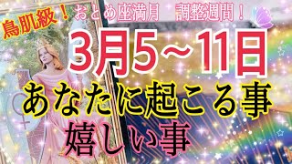 【願望成就する😳⁉️】3月5〜11日💗あなたに起こる事&嬉しい事🌈✨🕊個人鑑定級タロット占い🔮⚡️