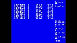 Planetarium for the BBC Micro