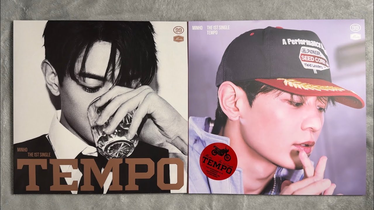 ♡Unboxing Minho 민호 1st Single Album TEMPO 템포 (Up-Tempo & Down-Tempo Ver.)♡