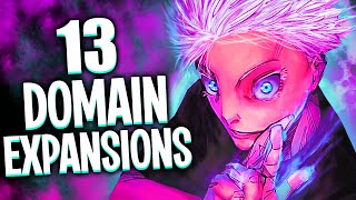 All 13 Domain Expansions in Jujutsu Kaisen EXPLAINED