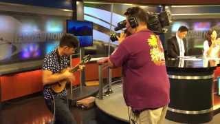 The awesome @jakeshimabukuro playing Peter Moon's Kawika @hawaiinewsnow