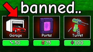99 Nights But I Can Craft BANNED BUILDINGS!