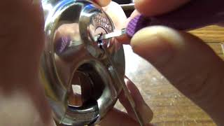 (195) Uhaul Self Storage Disc Lock Single Pinned Picked