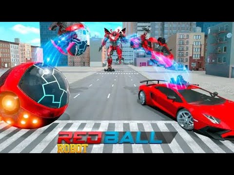 Red Ball Robot Car Transform Game - Robot Game | Robot ka Mast Game | Android and offline gameplay#6